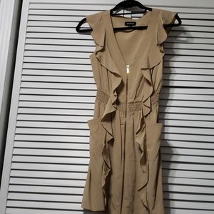 Bebe tan dress